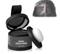 Covrix Instant Hair Powder - Hairline Powder, Instantly Conceals Hair Loss, Root Touch up Powder, For Thinning Hair, Water Sweat Resistant (07 Dark Gray)