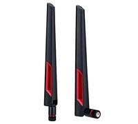 Covvy Antenne WiFi bi-bande avec connecteur RP SMA mâle pour routeur réseau sans fil / point d'accès / adaptateur USB / adaptateur PCI / caméra IP - Gain élevé, 10 dB, 2,4 - 5 - 5,8 G