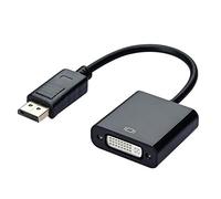 COVVY Câble adaptateur DisplayPort (DP) vers DVI mâle vers femelle compatible avec Lenovo, Dell, HP, etc
