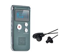 COVVY Dictaphone Enregistreur Numérique Portable Enregistreur Vocal 8GB Enregistreur Audio Lecteur MP3 Dictaphone LCD (Gray)