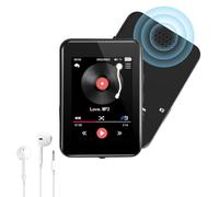COVVY Lecteur MP3 de 72 Go, lecteur de musique avec Bluetooth 5.2, haut-parleur HD intégré, radio FM, enregistrement vocal, fonction e-book, casque inclus, idéal pour le sport