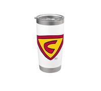 Cow and Chicken Super Cow Logo Gobelet isotherme en acier inoxydable double paroi