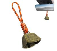 Cow Bell avec poignée, métal 12 cm | Vow Horse moutons broutant des cloches de cuivre avec boucle gigantesque, Belłs acclamant bruyants, petits cloches répulsives en laiton pour le camping en plein ai