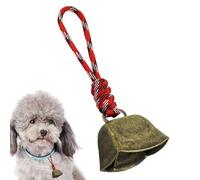 Cow Bells Noise Makers - Vintage Clear Sound Grazing Copper Cow Bells | Metal Ornament With Lanyard | Metal Material 12cm Length Bell 4.2x3.2x3cm 25g - For Outdoor Camping Farms Ranches - Animal Deter