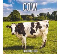 Cow Calendar 2026: 14-Month Organizer from Nov 2025 to Dec 2026 | Perfect for Home, Office, School & Family Scheduling, For Men , Women , Girls , Boys