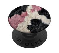 Cow Cowhide Cool Moo Farm Animal Lovers PopSockets PopGrip Adhésif