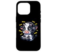 Cow Gamer Pew Jeux vidéo drôles Vintage Garçons Hommes Filles Coque pour iPhone 16 Pro