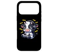 Cow Gamer Pew Jeux vidéo drôles Vintage Garçons Hommes Filles Coque pour iPhone 17 Pro Max
