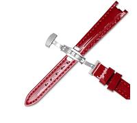 Cow Great Leather Watch Band pour 1853 T094210 Femmes Watch Stracles Bracelet 12 mm avec fermoir en papillon Stee en acier inoxydable