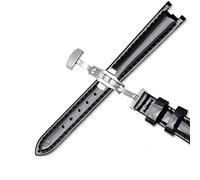 Cow Great Leather Watch Band pour 1853 T094210 Femmes Watch Stracles Bracelet 12 mm avec fermoir en papillon Stee en acier inoxydable