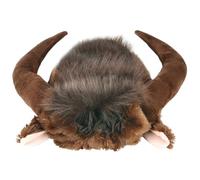 Cow Horn Dog Wig Cattle Horn Headgear for Funny Dog Costumes Soft Winter Warm Dogs Costume pour Les Grands Chiens Halloween Thanksgiving Tenue de Noël L