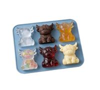 Cow Ice Press, Kitchen Fun Mold, 3D Ice Mould Kit Set Tray Mold, Reusable Drink Maker Tool Accessory, Whiskey Cocktail Tool Set, For Home Bar Use Party Gift Idea Present
