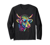 Cow Music DJ Techno Music Casque Beatmaker Dance Club Manche Longue