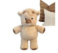 Cow Plush Toys Cosmetic, Home Decoration Stuffed Animal Aid, Bedroom Doll Tool with Smooth Texture, Sleek Radiant Accessory with Modern Style, Comfort Solution for Boys Girls Children Student Birthday