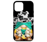 Cow Print GNOME with Rodeo Western Hat Best Cowgirl Grandma Coque pour iPhone 12 Mini
