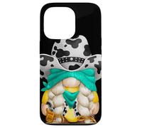 Cow Print GNOME with Rodeo Western Hat Best Cowgirl Grandma Coque pour iPhone 13 Pro