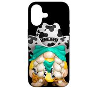 Cow Print GNOME with Rodeo Western Hat Best Cowgirl Grandma Coque pour iPhone 17