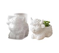 Cow Shape Silicone Mold - Decorative Form, 9x4.5x7.3cm Craft Tool for Party Designs, Vase Maker with Reusable Build, Home Accessory, Artistic Pattern for Room Decoration, Birthday and Office