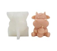 Cow Silicone Mold - 3D Cute Mould for Soap Making | Flexible kitchen crafts Molds with Detailed Design, Easy Release & Reusable Features for Home, Thanksgiving, Classroom, Apartment and Party Decor