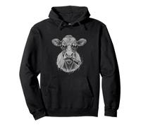 Cow Smoking Cigar Funny Smoking Cow Brainrot Meme Cigar Love Sweat à Capuche