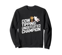 Cow Tipping, Champion invaincu, farceur Rural Sweatshirt