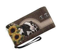 Cow Wallets For Women, Cute Cow Print Wallet For Stylish Ladies, Soft Credit Card Holders And Money Purse Ideal For Everyday Use And Special Occasions Cute Wallets For Women In Cow Print, Soft Credit,
