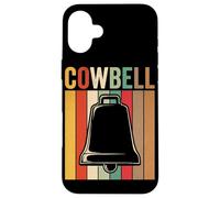 Cowbell Paire de Baguettes de Batterie rétro Motif Vache Coque pour iPhone 16 Plus
