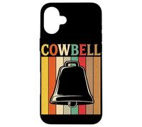 Cowbell Paire de Baguettes de Batterie rétro Motif Vache Coque pour iPhone 16 Plus