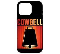 Cowbell Retro Drum Lover Instrument de Musique Humour Cloche Vache Coque pour iPhone 16 Pro