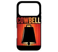 Cowbell Retro Drum Lover Instrument de Musique Humour Cloche Vache Coque pour iPhone 17 Pro