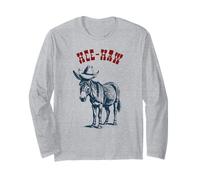 Cowboy âne Hee-Haw, prêt pour rodéo Manche Longue