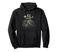 Cowboy, Art Vintage Sombre, graphisme mystérieux Sweat à Capuche
