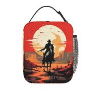 Cowboy Arthur Morgan Isotherme Lunch Bag Grand Red Dead Redemptions Repas conteneur Isotherme Sac fourre-Tout boîte à Lunch Pique-Fille garçon