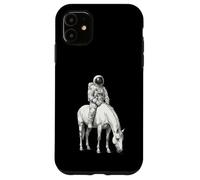Cowboy Astronaute Cheval Surréaliste Art Space Coque pour iPhone 11