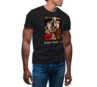 Cowboy Bebop Anime Characters Art Kawai TV T-Shirt Noir pour Homme Size S
