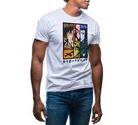 Cowboy Bebop Color Anime Characters TV T-Shirt Blanc pour Les Hommes Size S