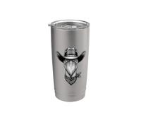 Cowboy Bec En Sabot Vintage Western Gobelet isotherme en acier inoxydable double paroi
