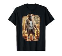 Cowboy Big Foot The West Ain't Wild Enough For Me Sarcastique T-Shirt