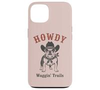Cowboy Bulldog Western Ranch Dog Country Coque pour iPhone 13