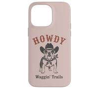 Cowboy Bulldog Western Ranch Dog Country Coque pour iPhone 14 Pro Max