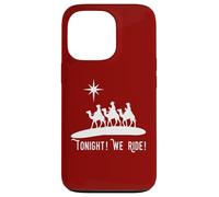 Cowboy Christmas Tonight We Ride Jesus Birth Three Wisemen Coque pour iPhone 13 Pro