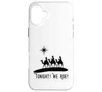 Cowboy Christmas Tonight We Ride Jesus Birth Three Wisemen Coque pour iPhone 16 Plus