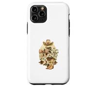 Cowboy Christmas Tree Western Hat & Boots Watercolor Coque pour iPhone 11 Pro