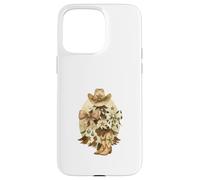 Cowboy Christmas Tree Western Hat & Boots Watercolor Coque pour iPhone 15 Pro Max
