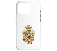 Cowboy Christmas Tree Western Hat & Boots Watercolor Coque pour iPhone 16 Pro
