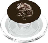Cowboy Core Wild dans Le RÔLE du Western Wind Horse PopSockets PopGrip pour MagSafe