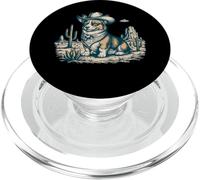 Cowboy Corgi Western Desert Dog OVNI PopSockets PopGrip pour MagSafe