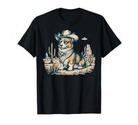 Cowboy Corgi Western Desert Dog OVNI T-Shirt