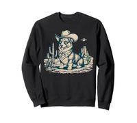 Cowboy Corgi Western Dog Desert UFO Sweatshirt