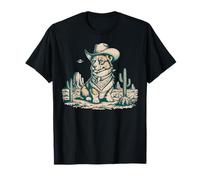 Cowboy Corgi Western Dog Desert UFO T-Shirt